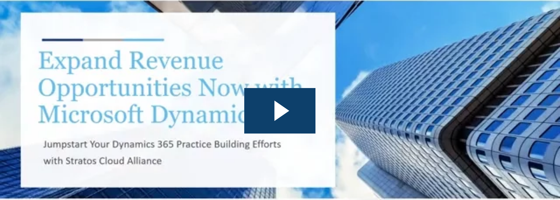 Expand Revenue Opportunities Now with Microsoft Dynamics 365 | Stratos ...