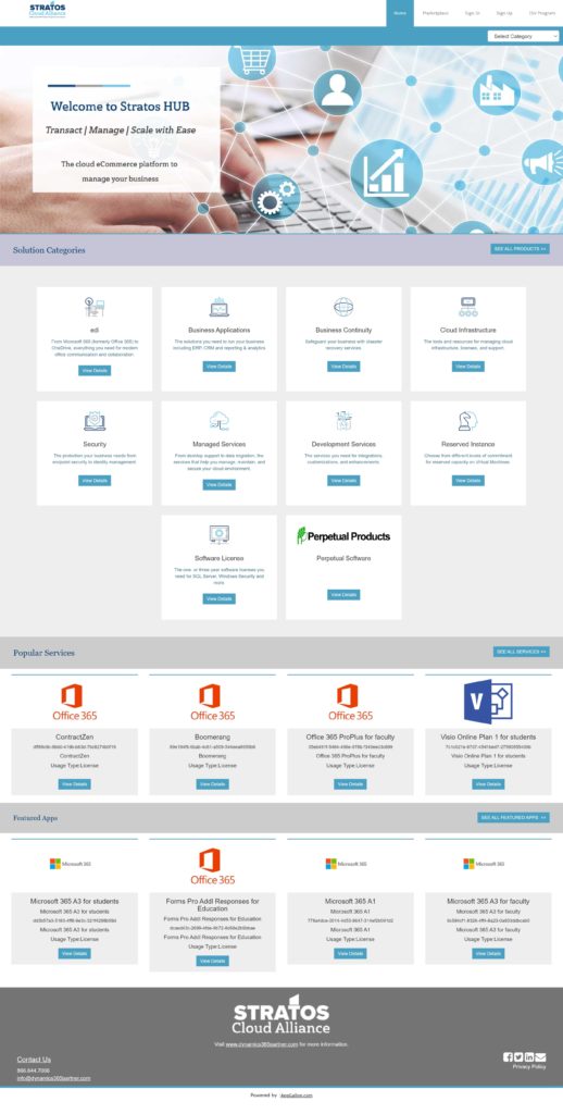 Stratos Partner Hub