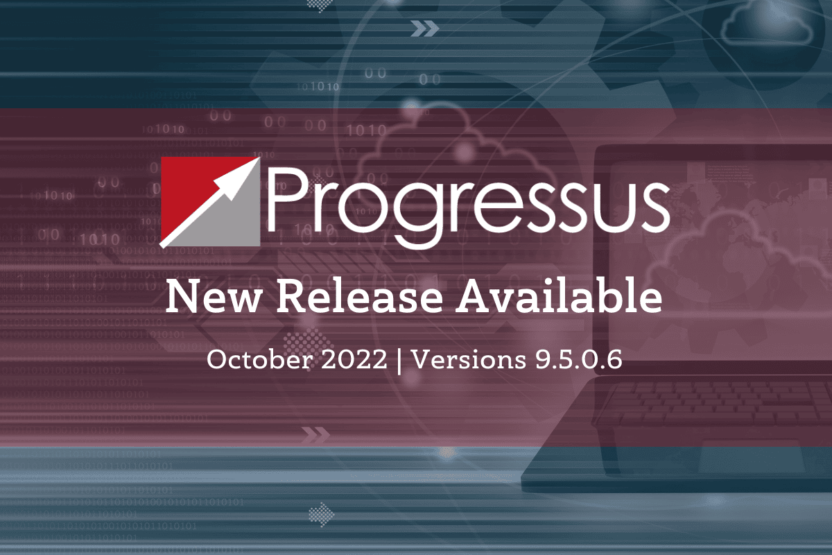 9.5.0.6 release for progressus