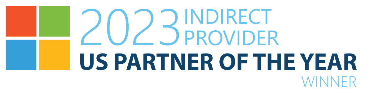 Microsoft 2023 Indirect Provider US Partner of the Year