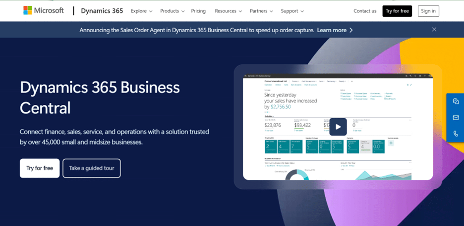 Business Central Website 